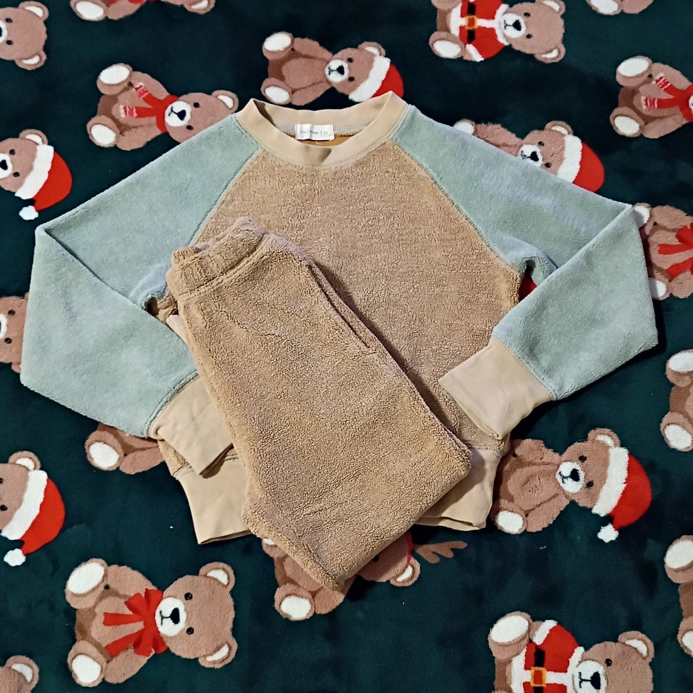 Fin & Vince Sherpa Sweatsuit Boy/Girl Size 2/3Y VGUC